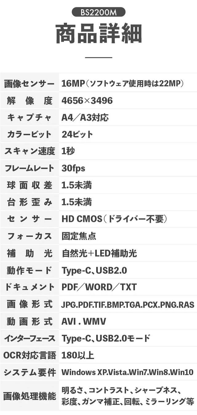 BS2200M 商品詳細