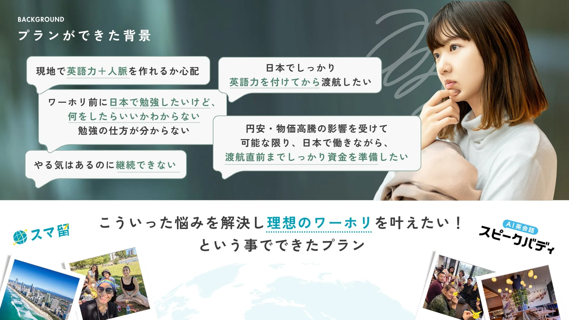 ワーホリ前の英語学習の背景