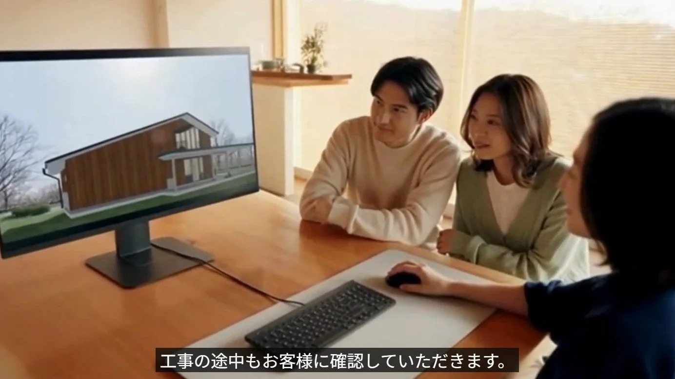 工事の途中もお客様に確認