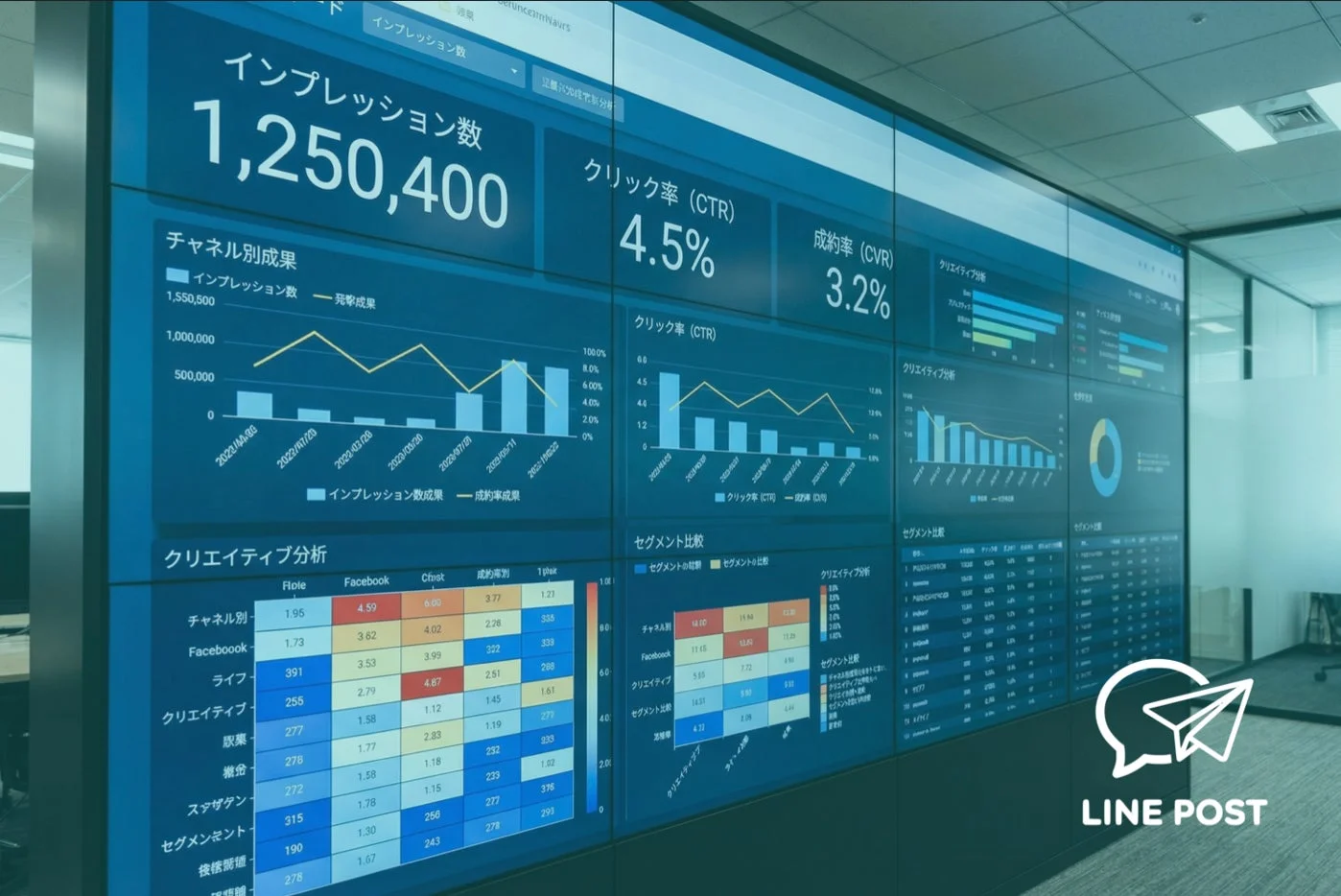 データ分析ダッシュボード