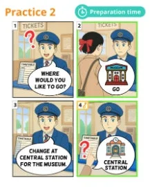 英会話練習問題イラスト