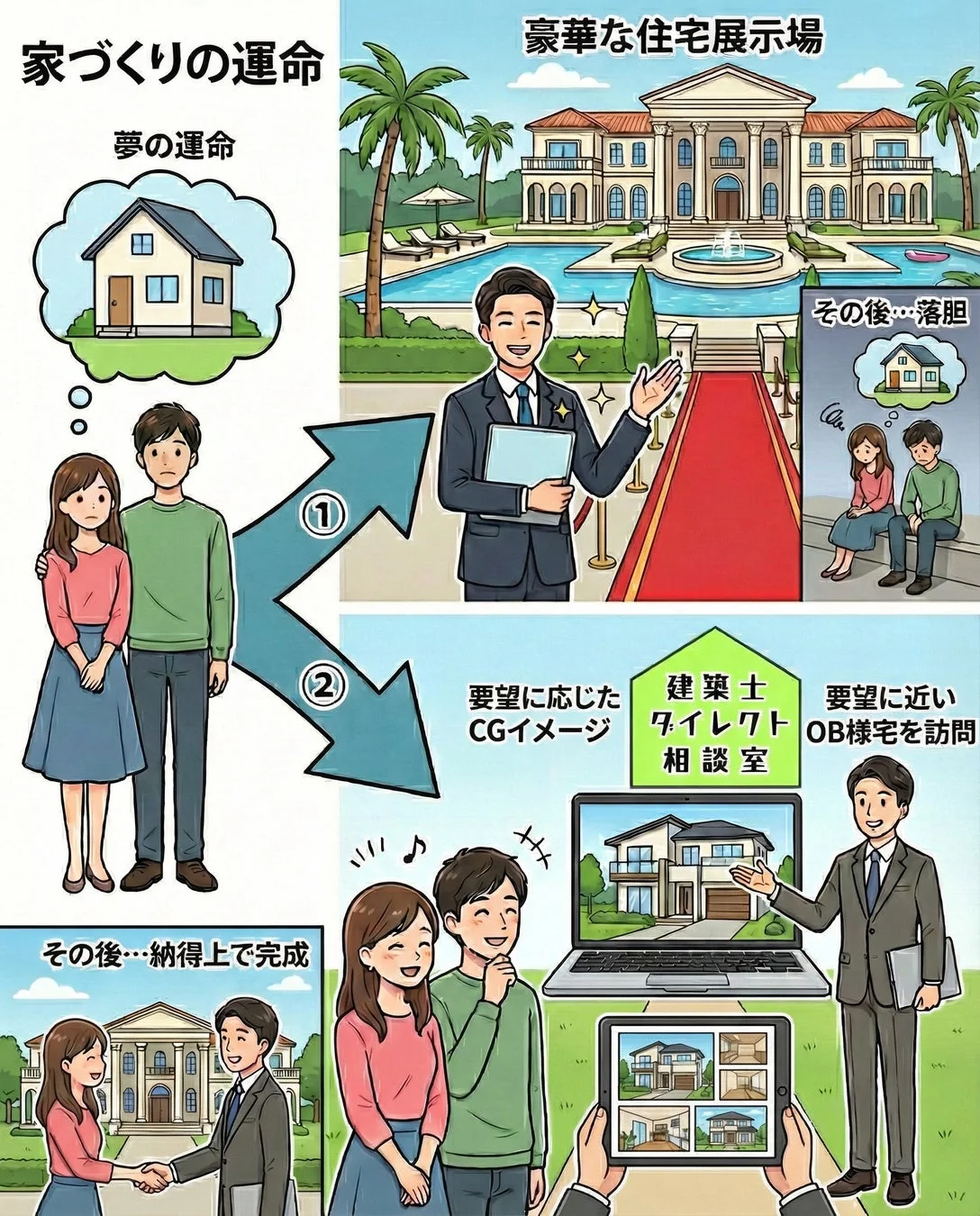 家づくりの運命