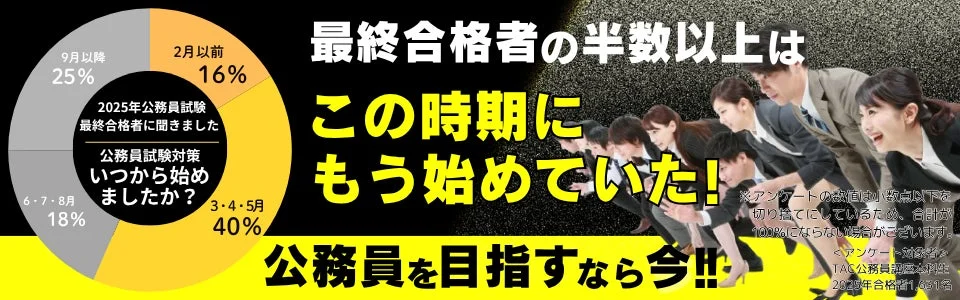 2025年公務員試験最終合格者に聞きました