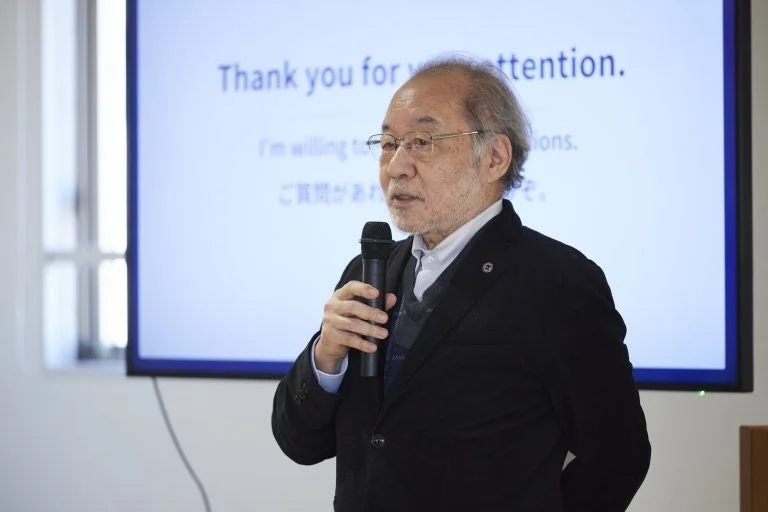 石川雅紀ソーシャルシステムデザイン学部長による閉会挨拶