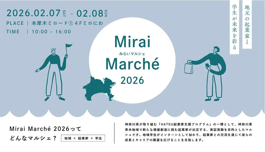 マルシェの告知ポスター