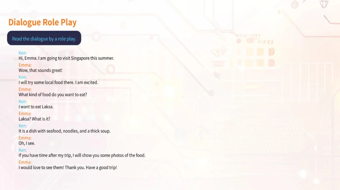 対話ロールプレイング