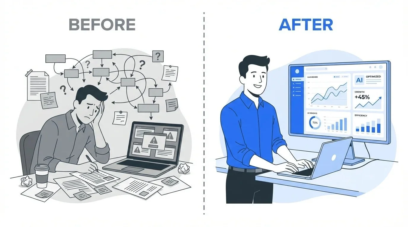 業務のビフォーアフター