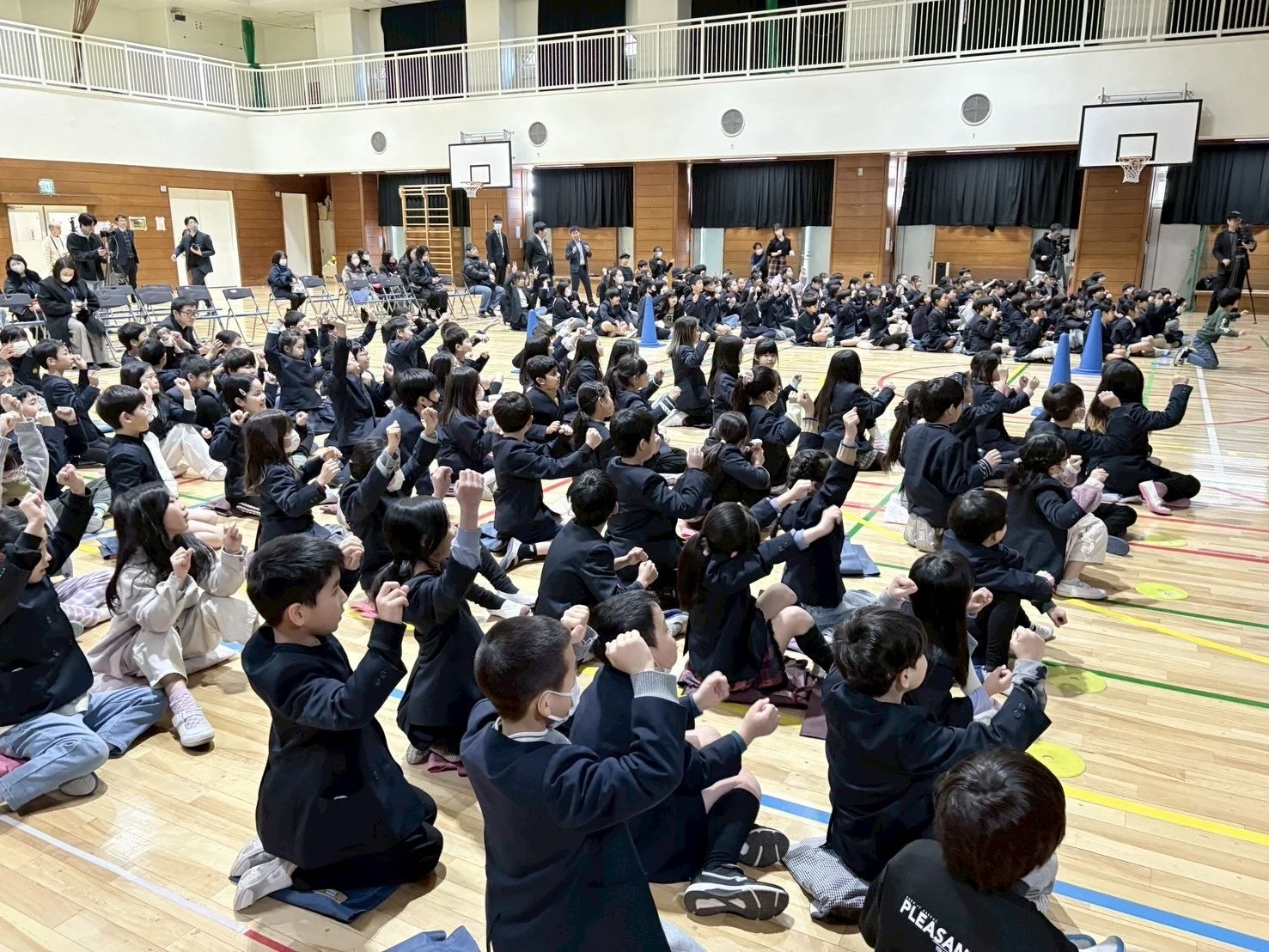 児童の皆さんの参加の様子