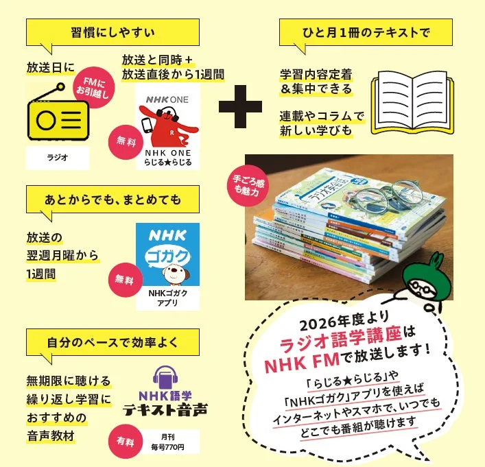 NHK語学講座の学習方法