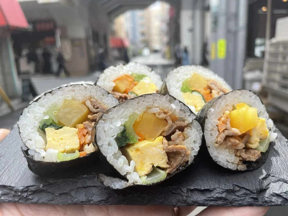 色鮮やかなキンパ