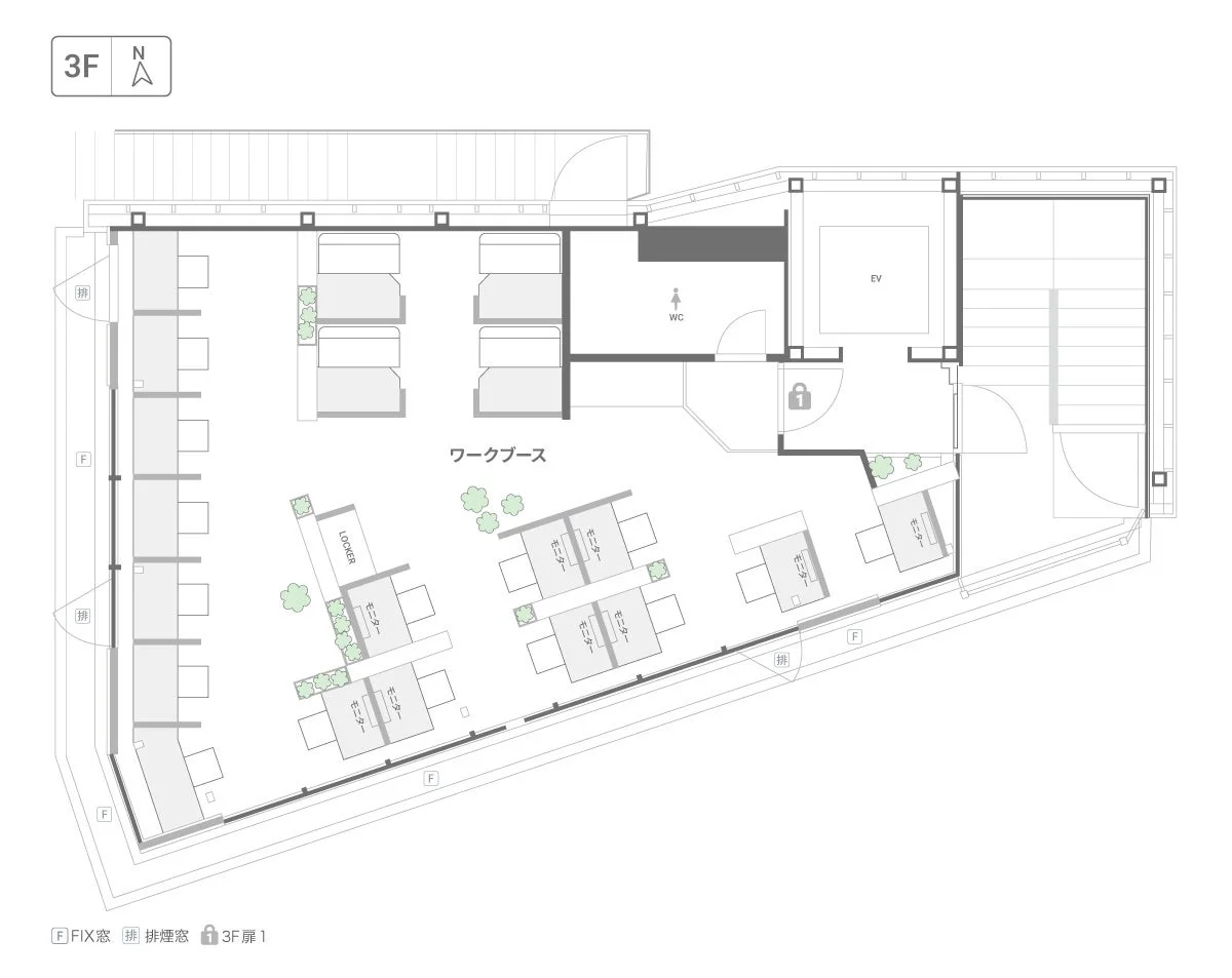 3階のフロアプラン