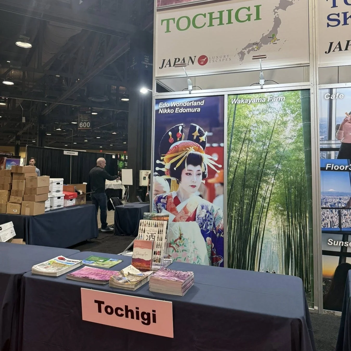 Travel & Adventure Showに出展した竹田シニアプロデューサー