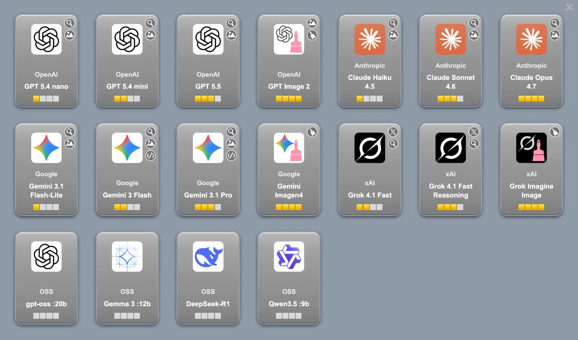 AIモデル一覧