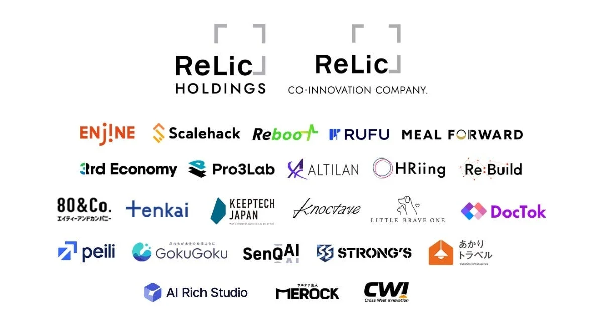 Relicグループの企業一覧