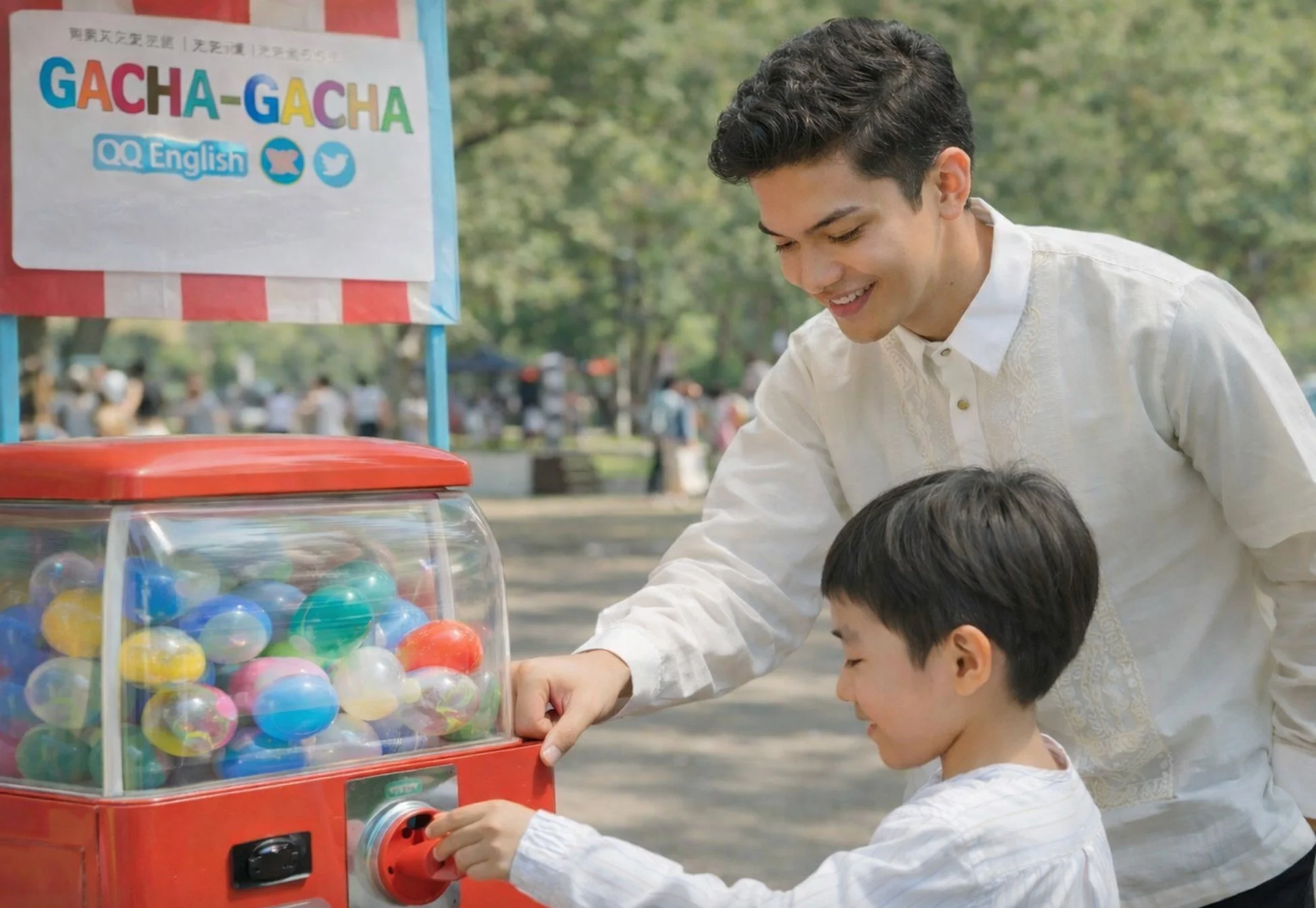 親子向けガチャ体験