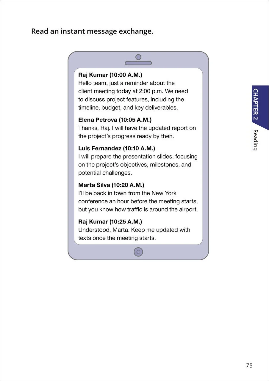 インスタントメッセージ問題例