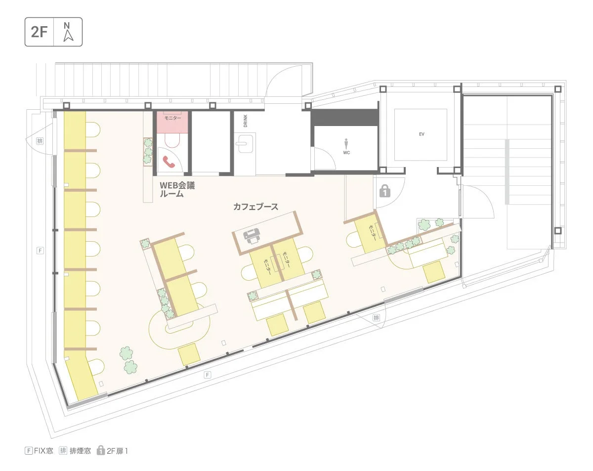 2階のフロアプラン