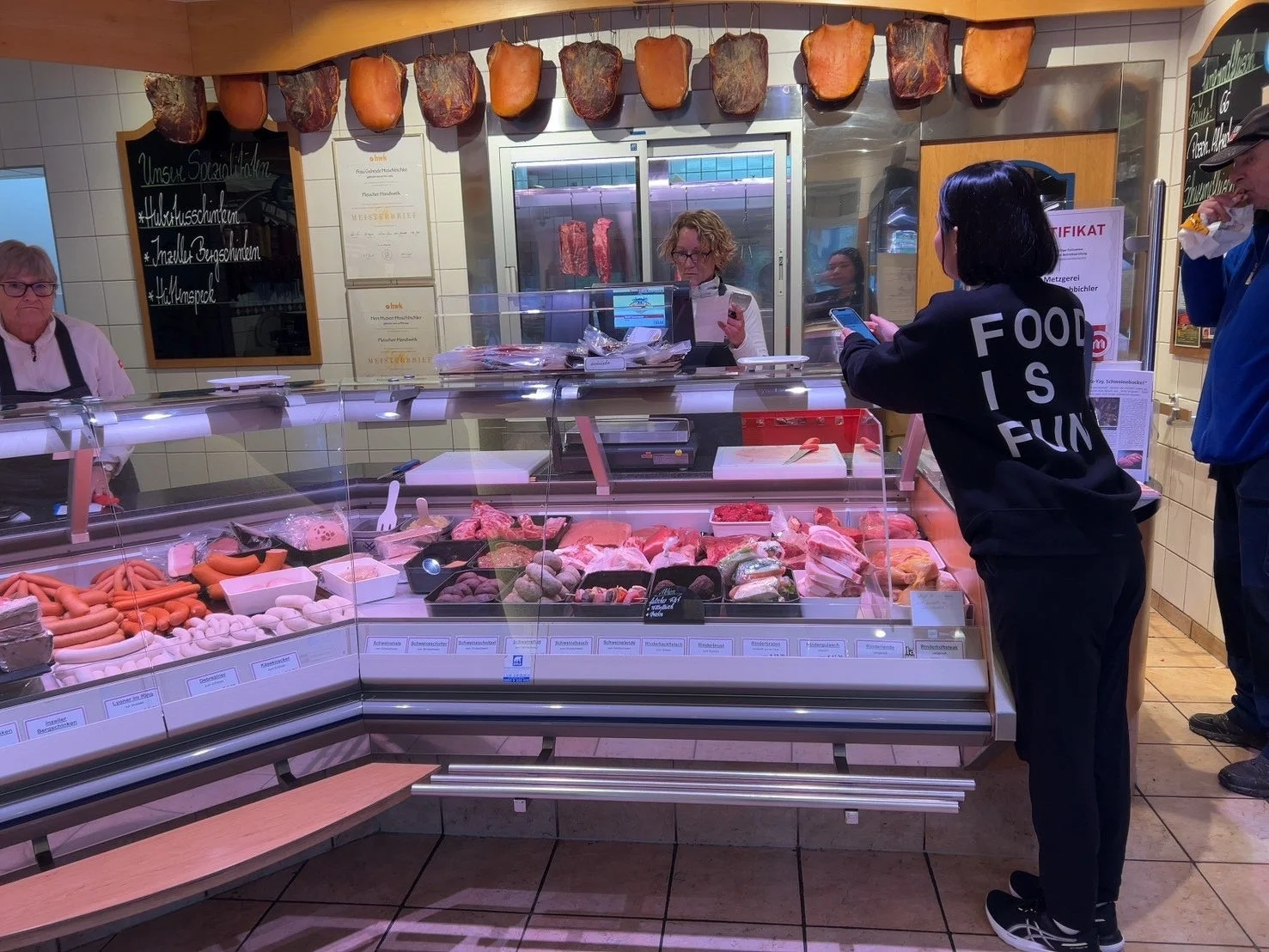 精肉店の様子