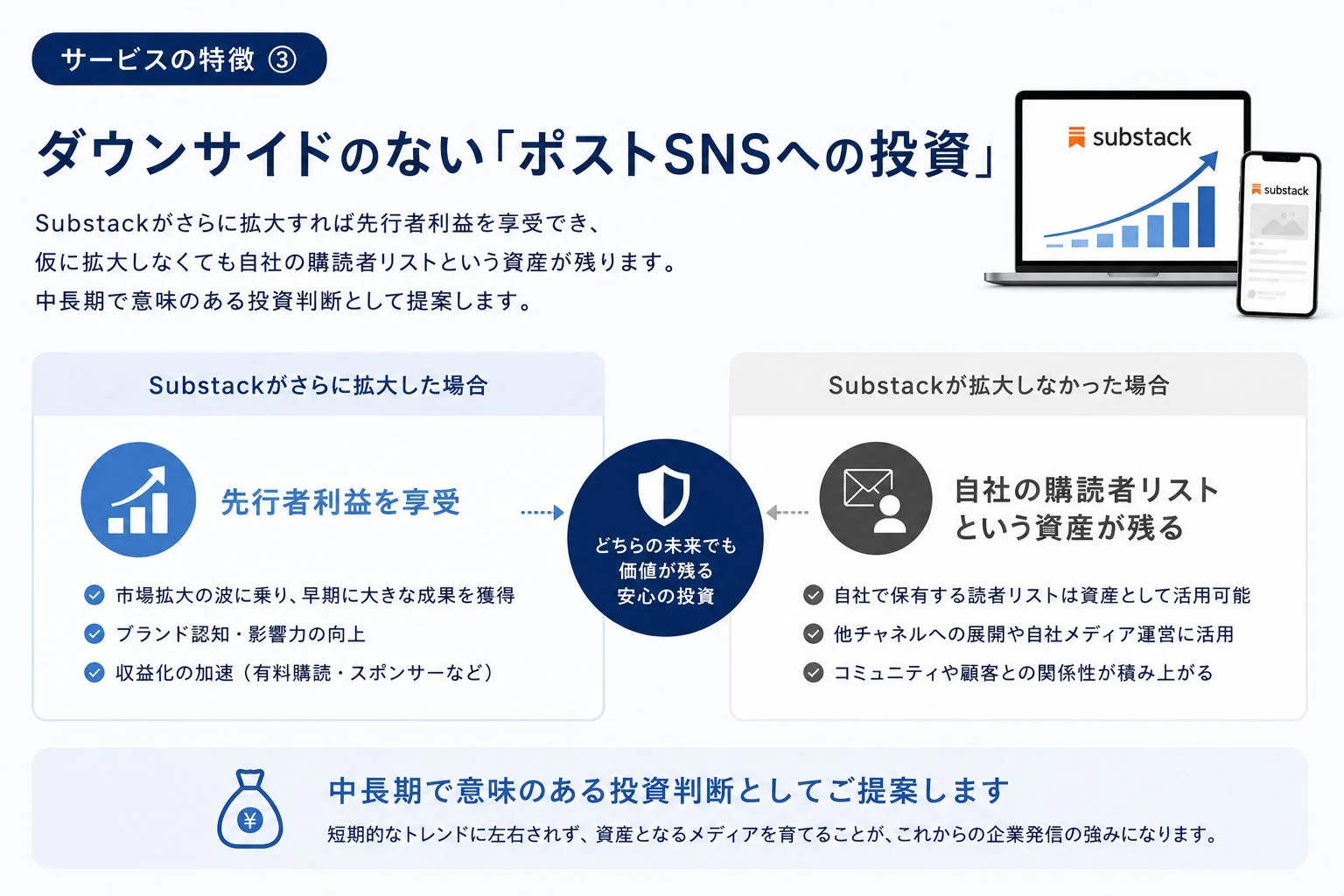 ダウンサイドのない「ポストSNSへの投資」