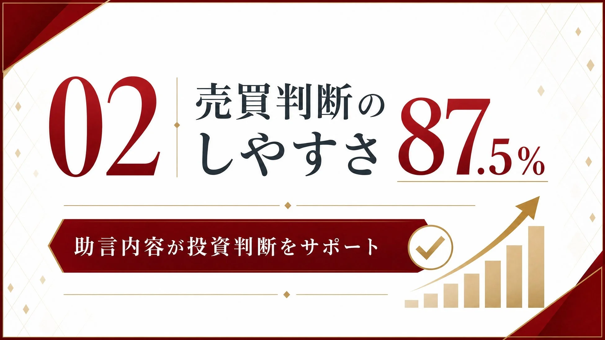 売買判断のしやすさ