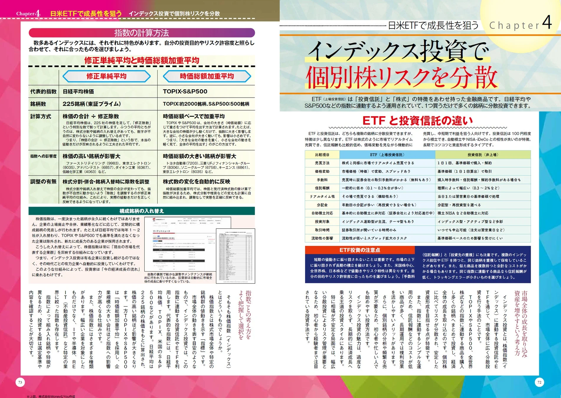 日米ETFで成長性を狙う