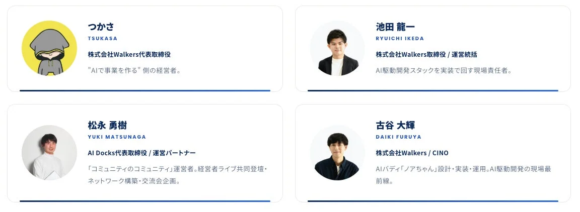 運営者一覧