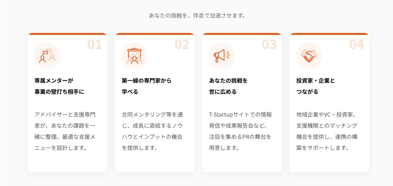 あなたの挑戦を、伴走で加速させます。