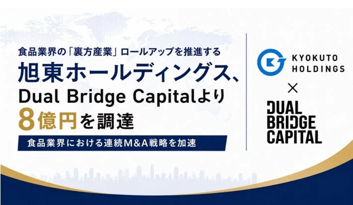 旭東ホールディングスへの投資を伝える画像