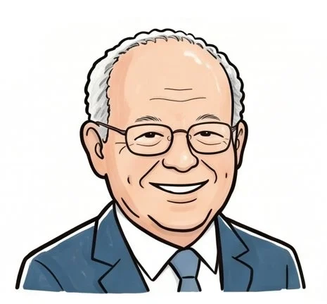 マーティン・セリグマン教授のイラスト