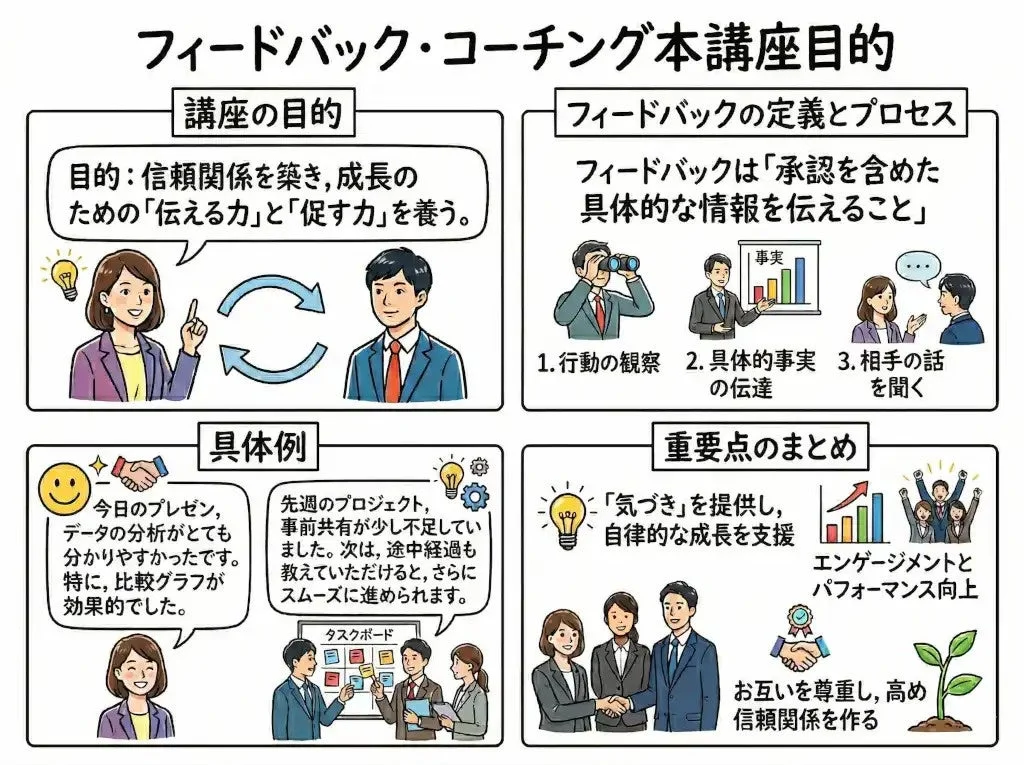 フィードバック・コーチング本講座目的
