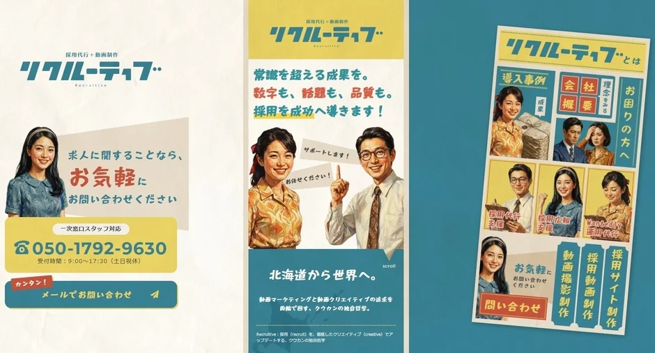 採用代行サービス「リクルーティブ」