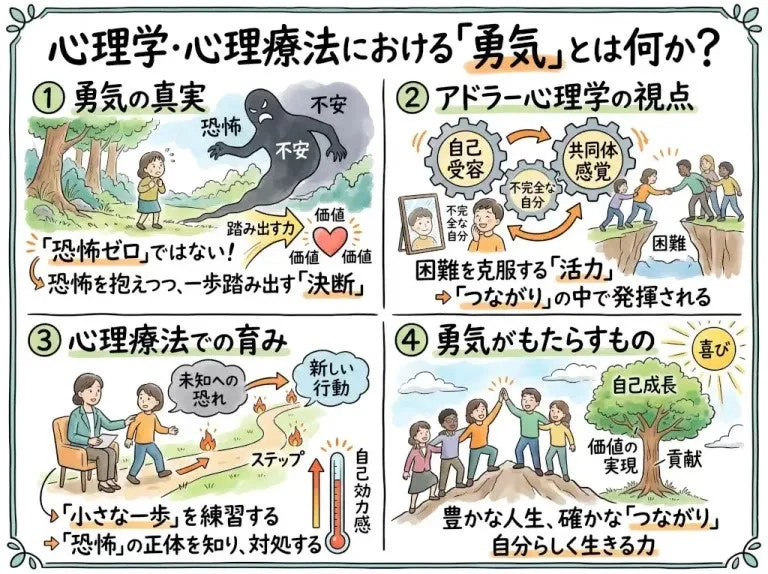 心理学・心理療法における「勇気」とは何か?