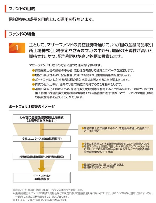 ファンドの目的・特色