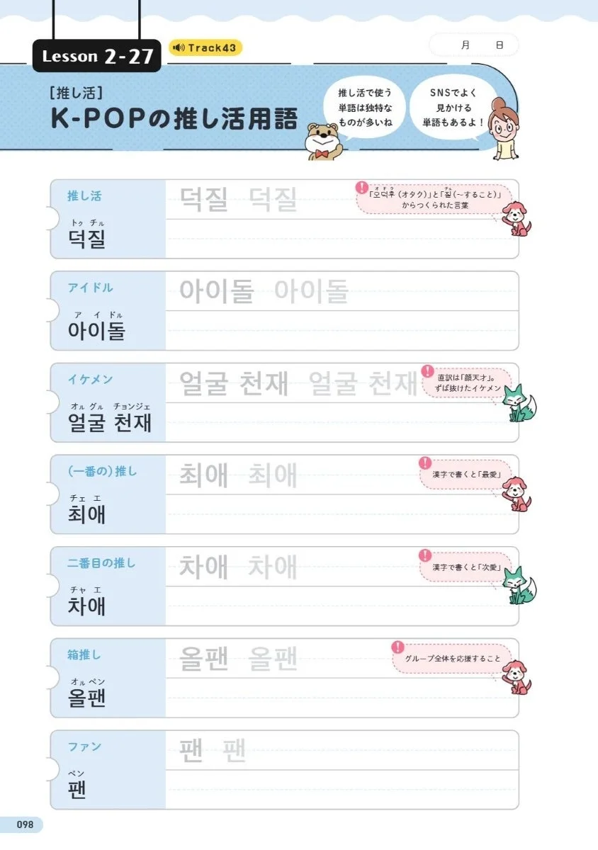 K-POPの推し活用語