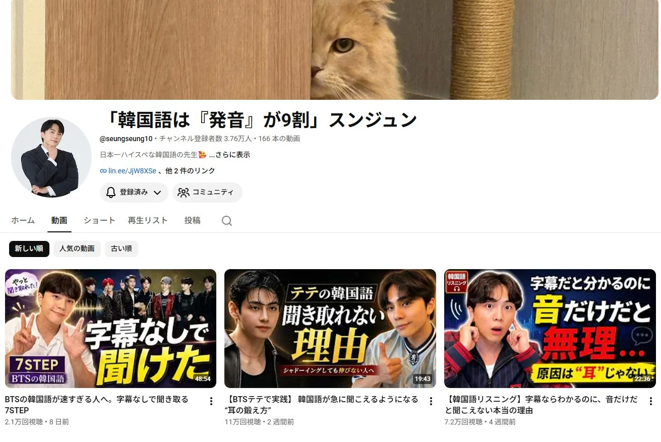 YouTubeチャンネル詳細