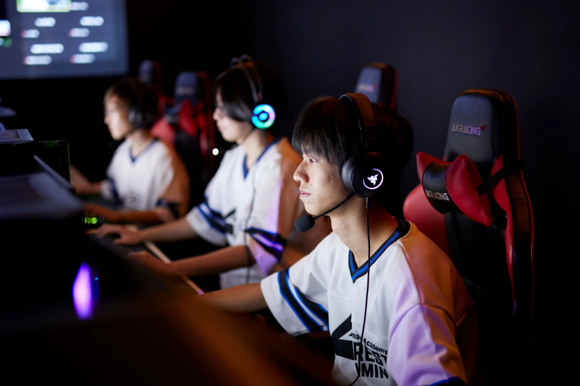 eスポーツアカデミーでの練習風景