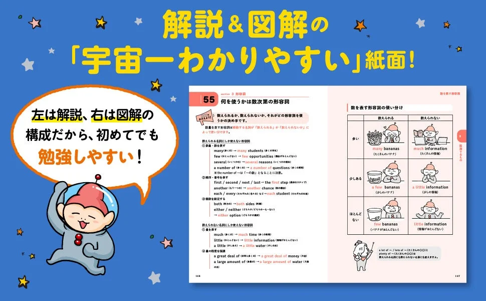 解説と図解の左右見開き構成
