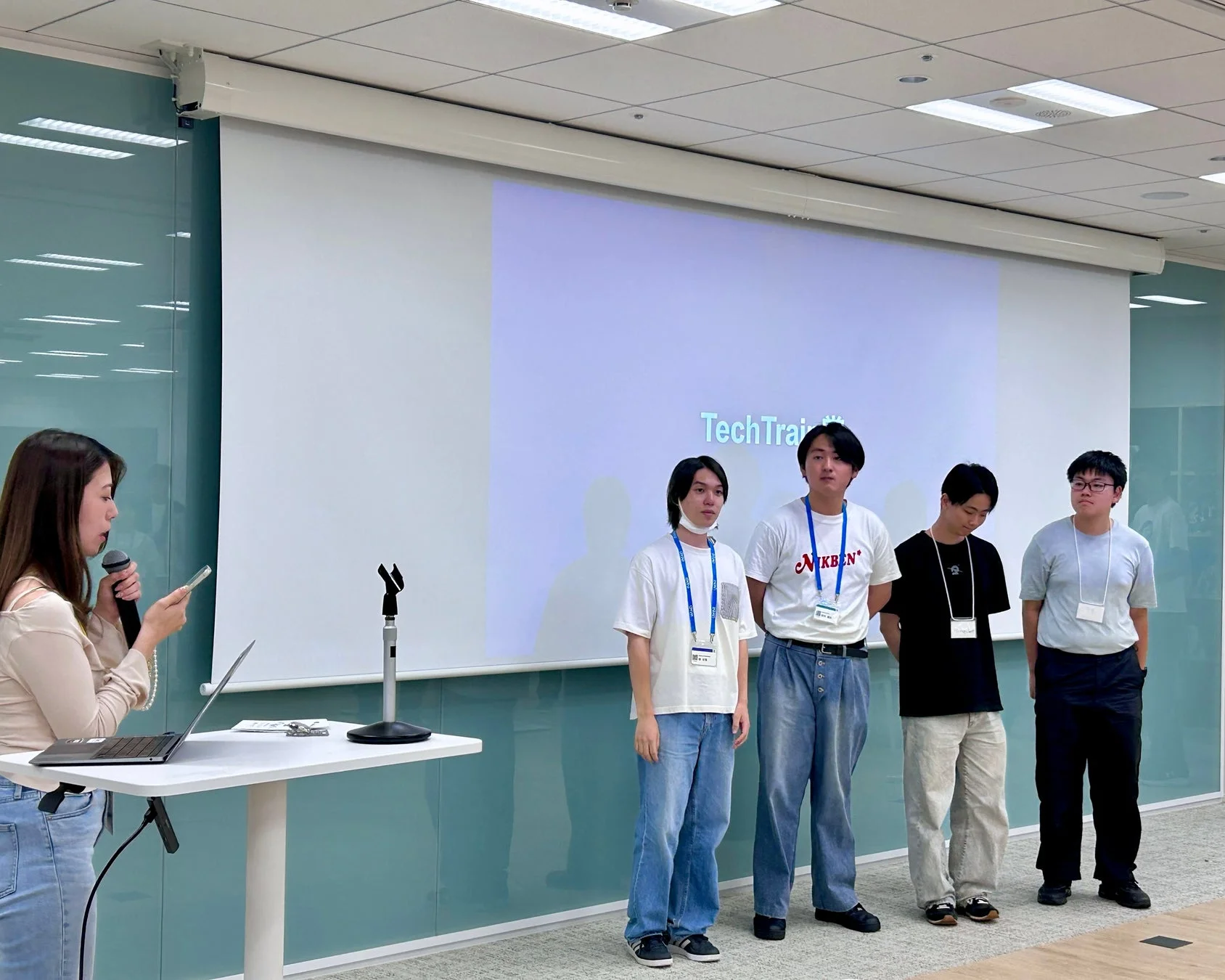 TechTrainのプレゼンテーション風景