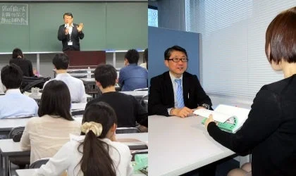 講義と面談の風景