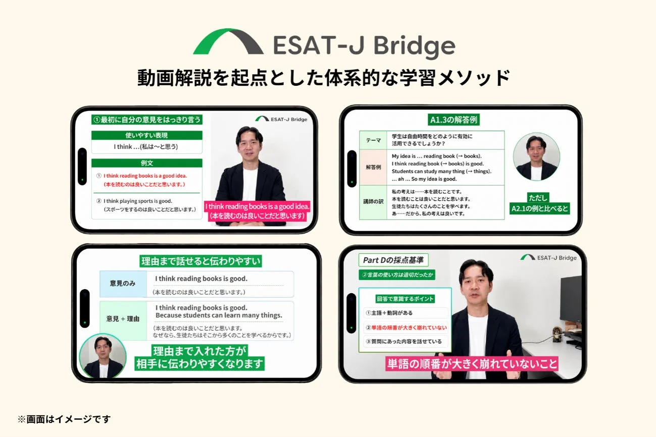 ESAT-J Bridgeの動画解説画面