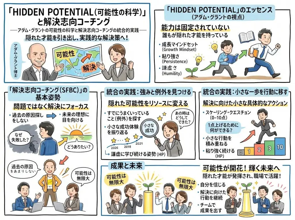 HIDDEN POTENTIAL (可能性の科学)と解決志向コーチング
