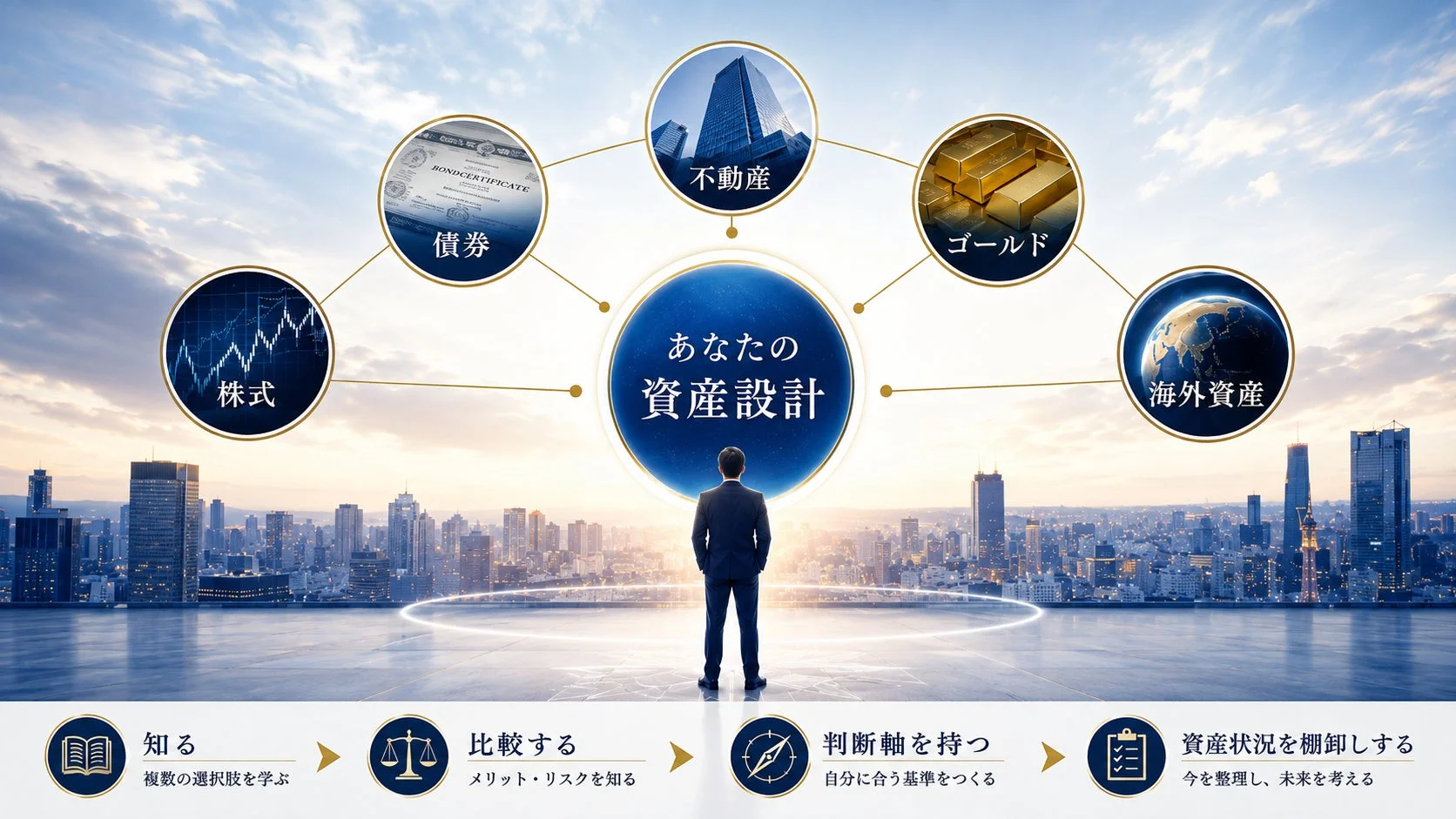 資産設計のプロセス図