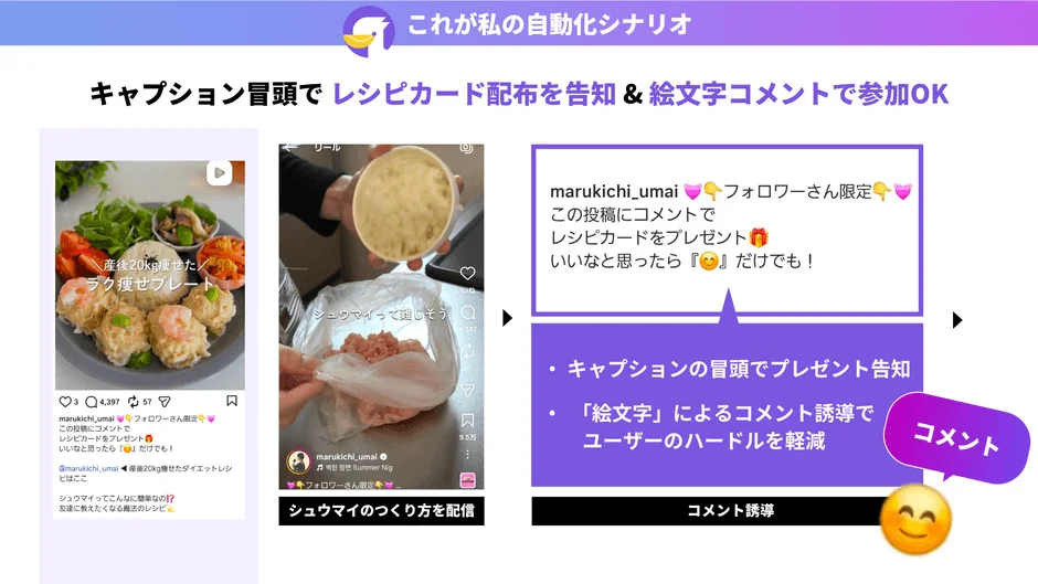 コメントしやすい設計