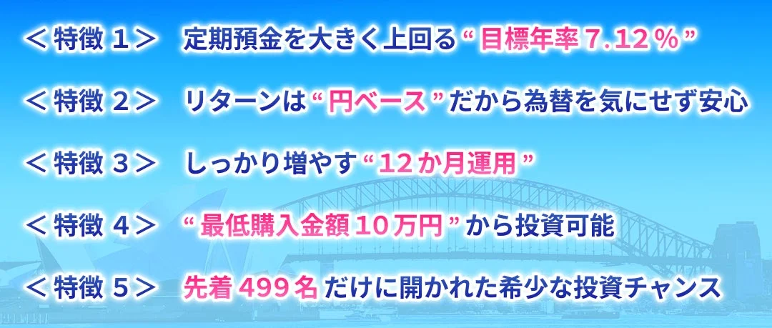 投資、金融商品、高利回り、円建て、期間限定、資産運用、12ヶ月運用、10万円から、先着順