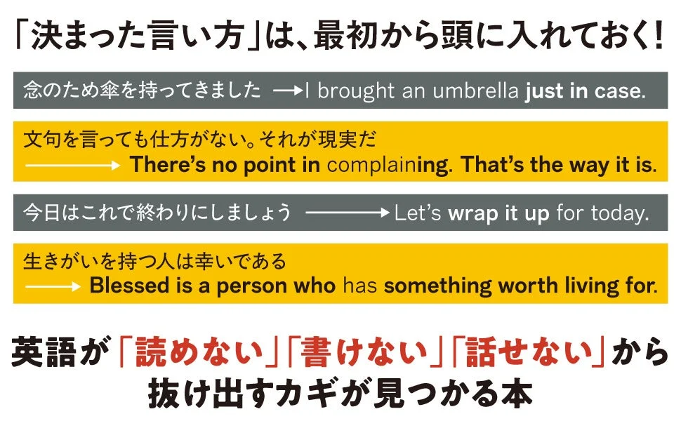 決まった言い方の例