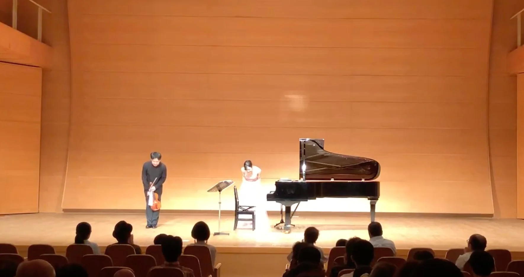 演奏後のお辞儀