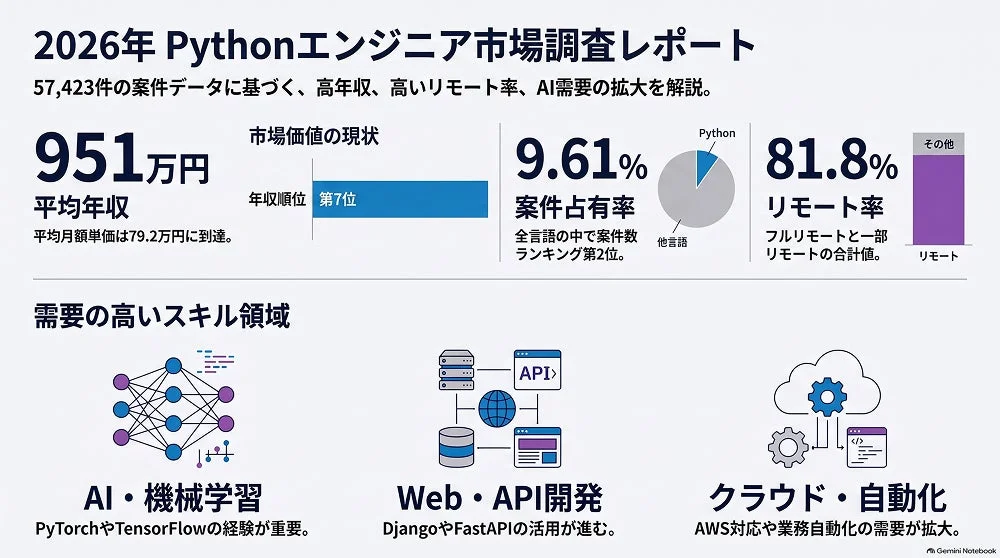2026年 Pythonエンジニア市場調査レポート