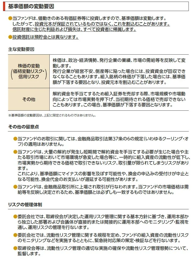 投資リスク